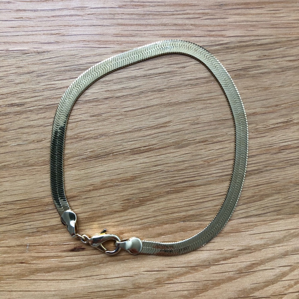 Elegant Vintage Gold Tone Chain Bracelet